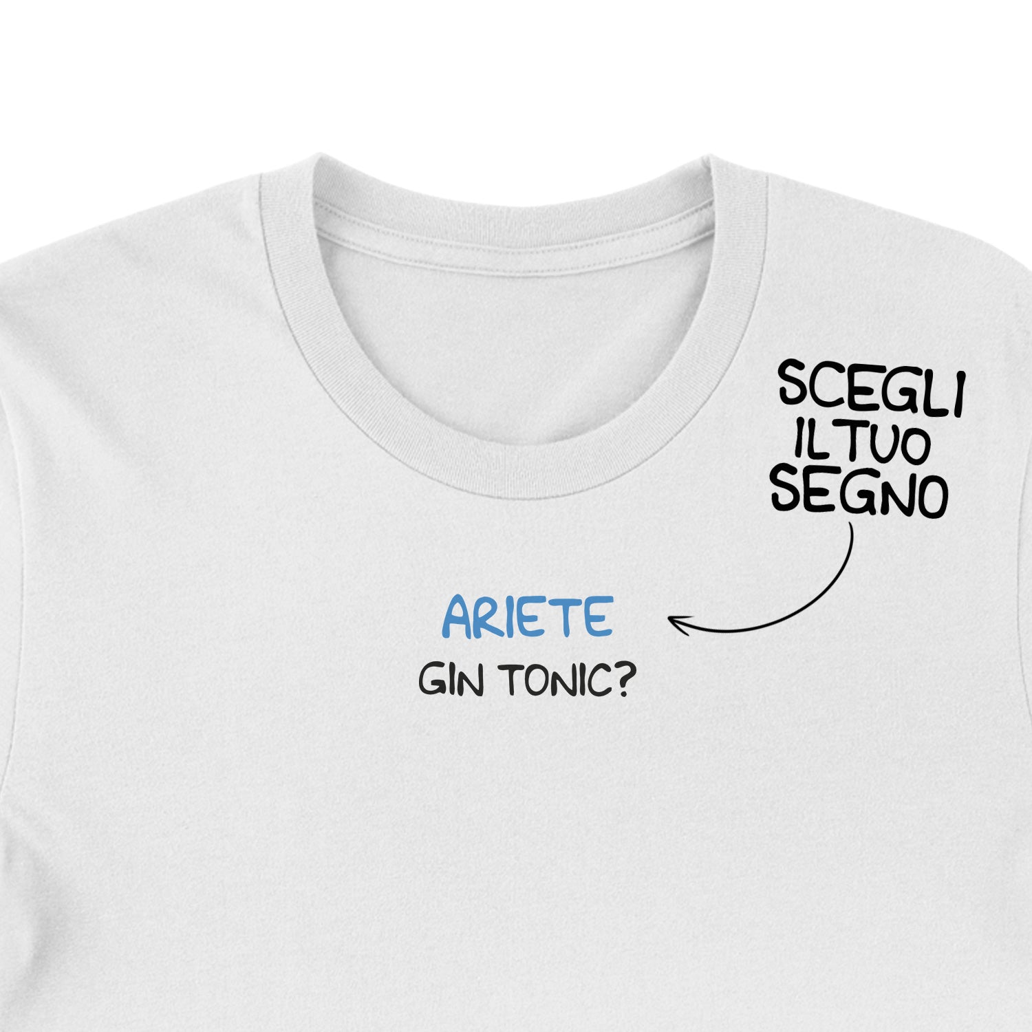 Maglietta Gin tonic dell'album T-shirt esilaranti di Luigi Torres Cerciello, T-Shirt uomo donna e bambino a maniche corte in cotone con girocollo