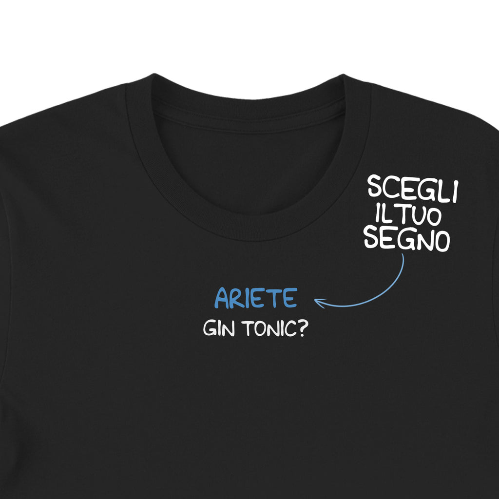 Maglietta Gin tonic dell'album T-shirt esilaranti di Luigi Torres Cerciello, T-Shirt uomo donna e bambino a maniche corte in cotone con girocollo