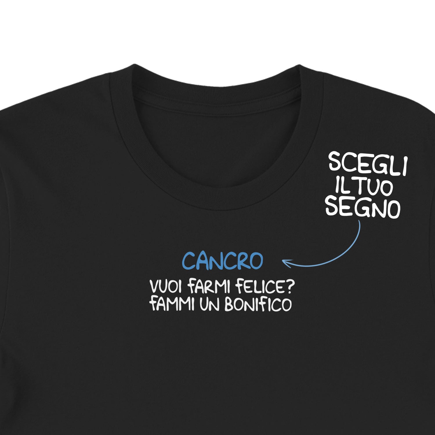 Maglietta Fammi un bonifico dell'album T-shirt esilaranti di Luigi Torres Cerciello, T-Shirt uomo donna e bambino a maniche corte in cotone con girocollo