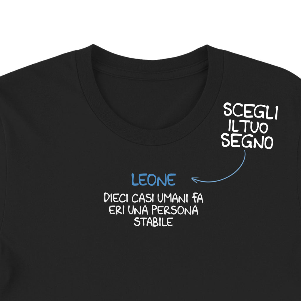 Maglietta Dieci casi umani fa dell'album T-shirt esilaranti di Luigi Torres Cerciello, T-Shirt uomo donna e bambino a maniche corte in cotone con girocollo