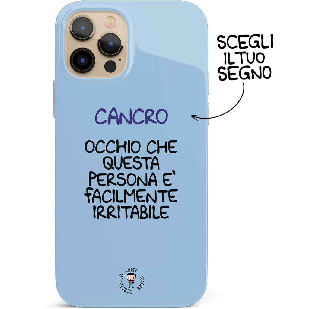 Cover Occhio che questa persona è facilmente irritabile dell'album Cover esilaranti di Luigi Torres Cerciello per iPhone, Samsung, Xiaomi e altri