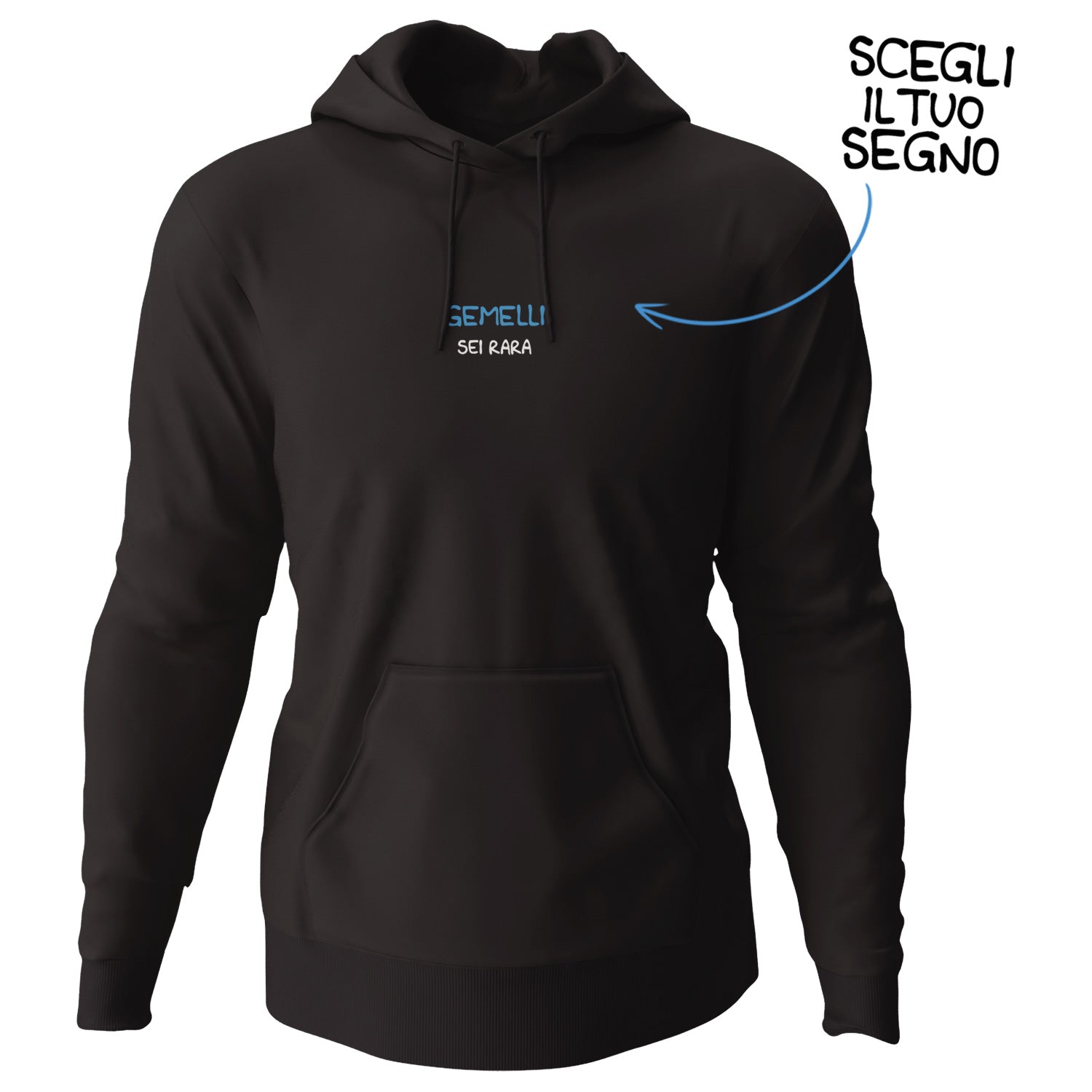 Felpa unisex Sei rara dell'album Mood esilarante di Luigi Torres Cerciello con cappuccio senza zip, stile e comfort in un unico prodotto