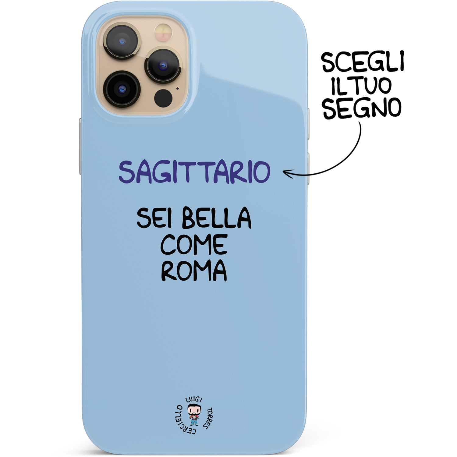 Cover Sei bella come Roma dell'album Cover esilaranti di Luigi Torres Cerciello per iPhone, Samsung, Xiaomi e altri