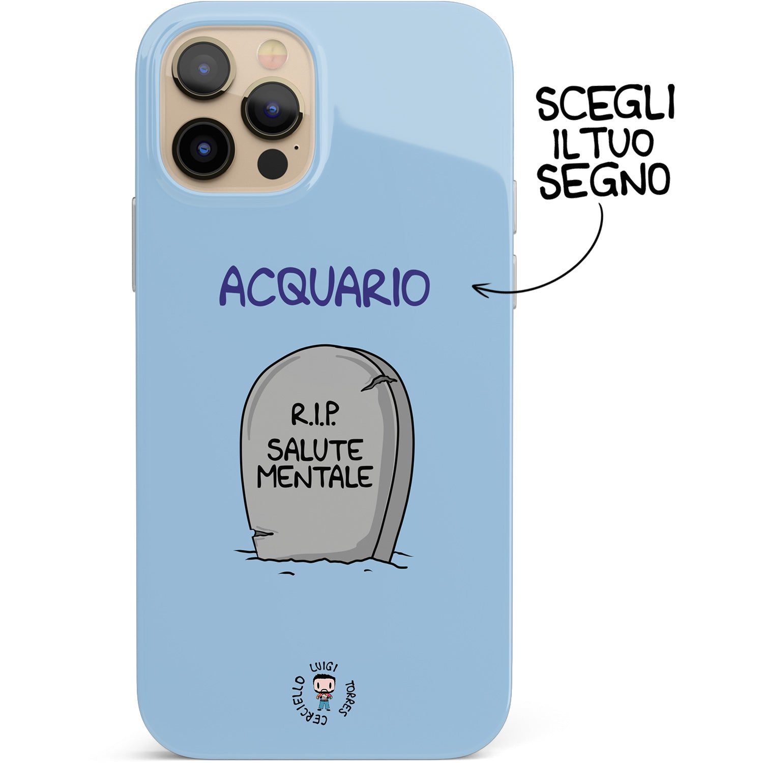 Cover RIP salute mentale dell'album Cover esilaranti di Luigi Torres Cerciello per iPhone, Samsung, Xiaomi e altri