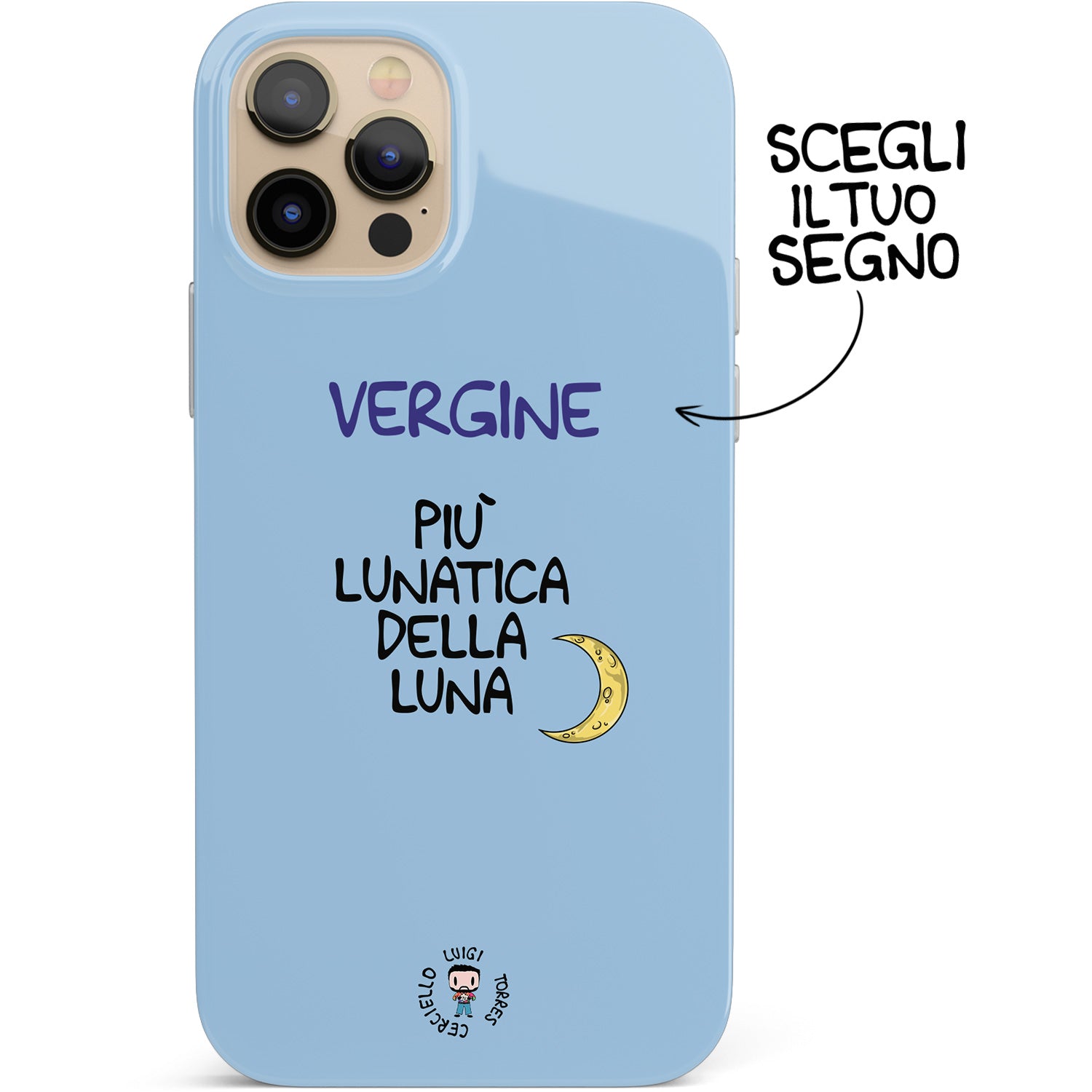 Cover Più lunatica della luna dell'album Cover esilaranti di Luigi Torres Cerciello per iPhone, Samsung, Xiaomi e altri