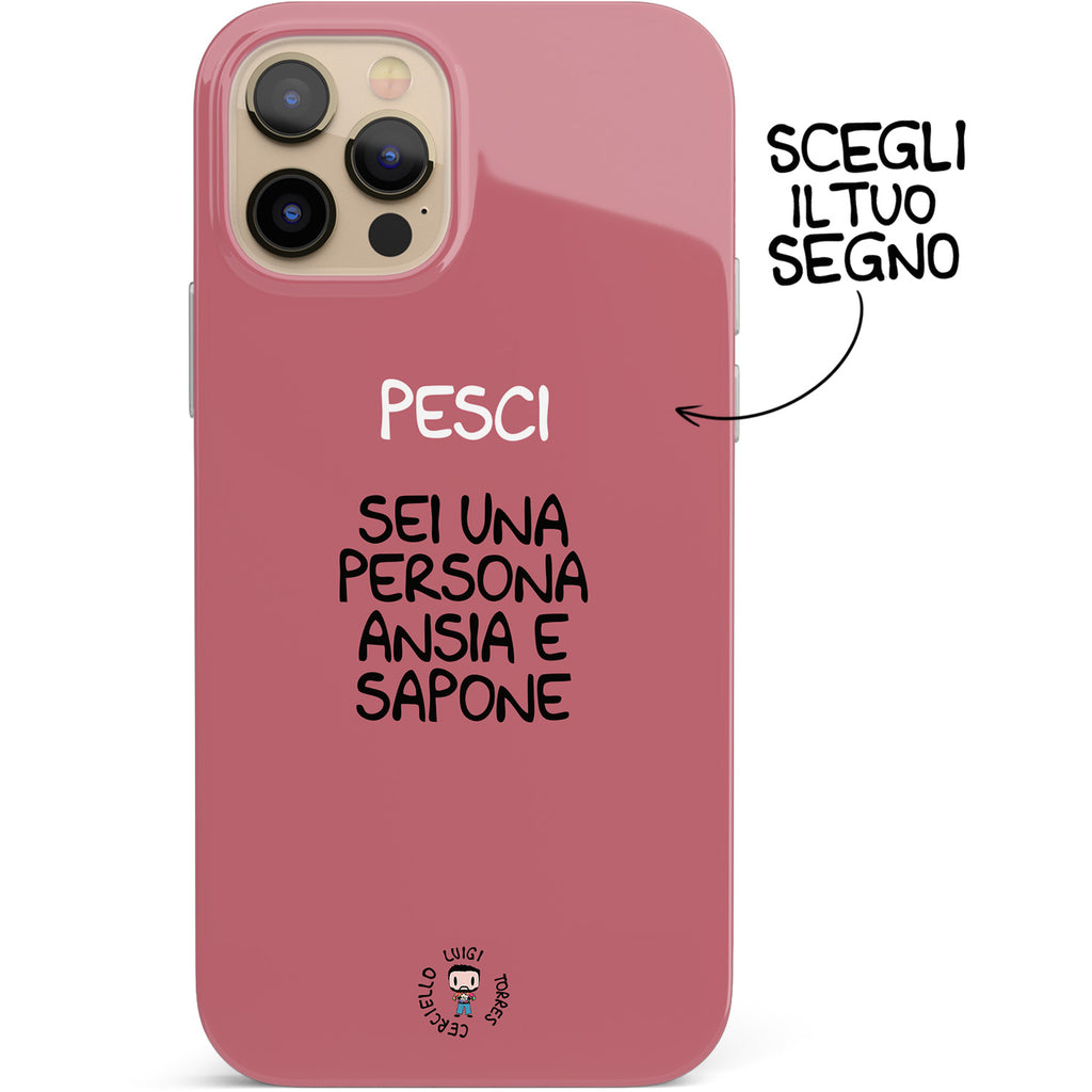 Cover Sei una persona ansia e sapone dell'album Cover esilaranti di Luigi Torres Cerciello per iPhone, Samsung, Xiaomi e altri