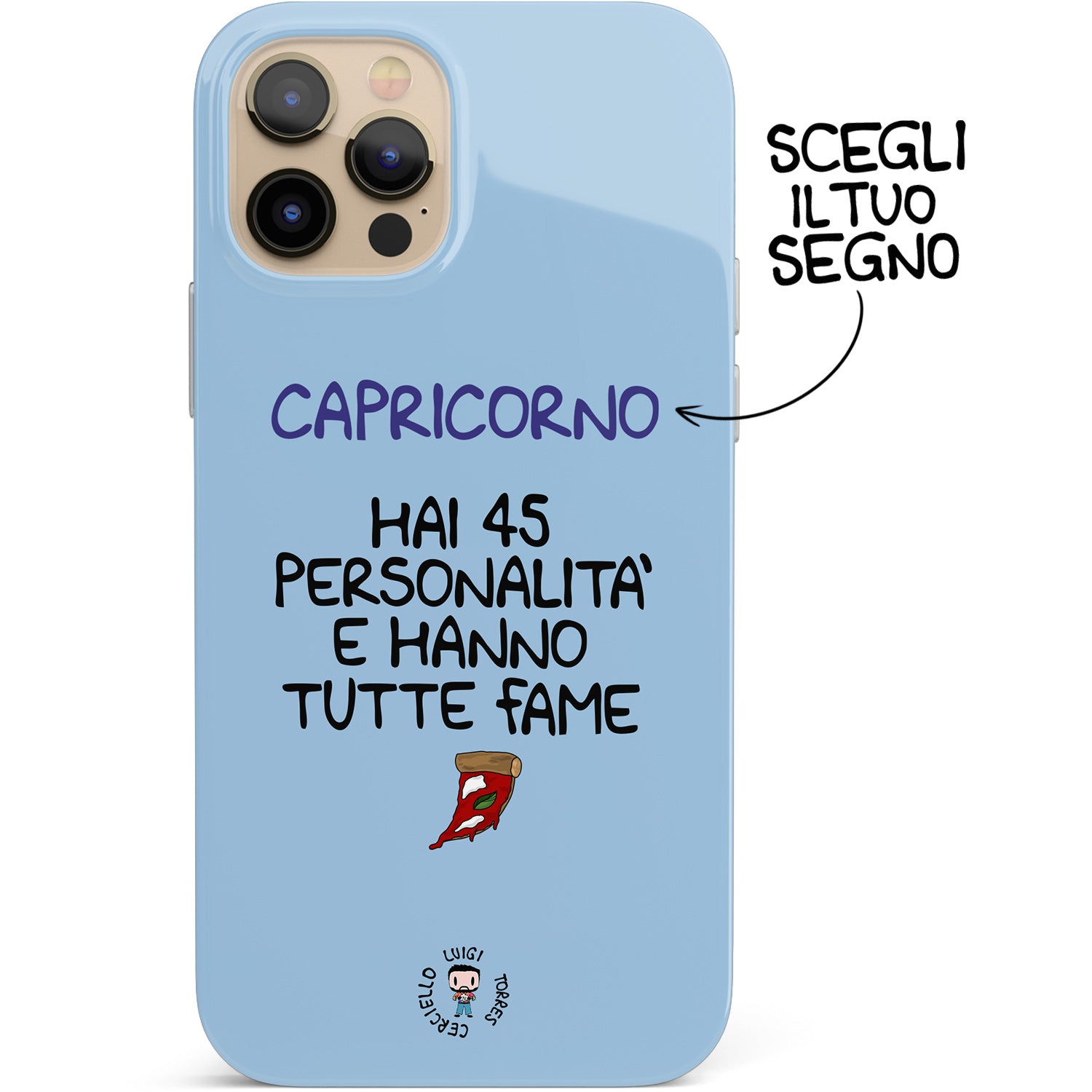 Cover Hai 45 personalità dell'album Cover esilaranti di Luigi Torres Cerciello per iPhone, Samsung, Xiaomi e altri