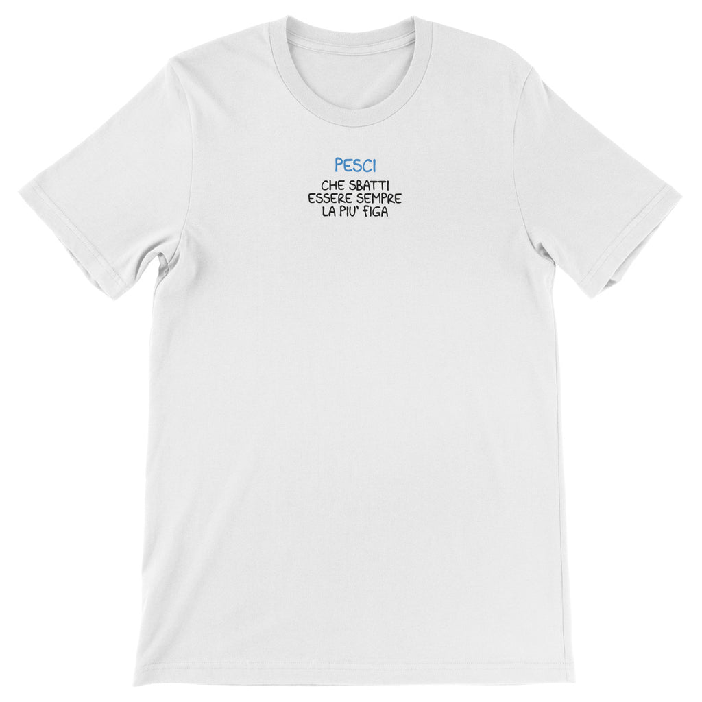 Maglietta Che sbatti dell'album T-shirt esilaranti di Luigi Torres Cerciello, T-Shirt uomo donna e bambino a maniche corte in cotone con girocollo