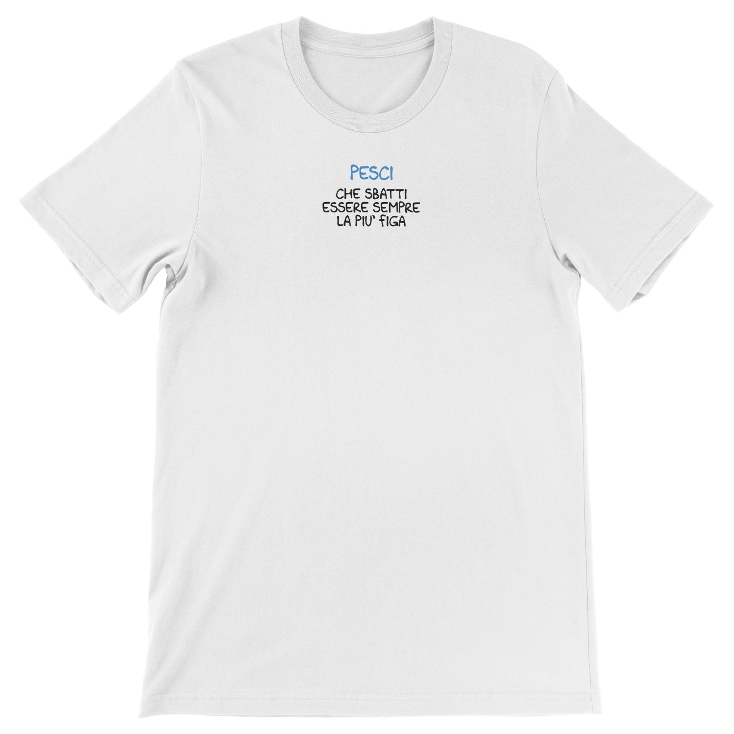 Maglietta Che sbatti dell'album T-shirt esilaranti di Luigi Torres Cerciello, T-Shirt uomo donna e bambino a maniche corte in cotone con girocollo