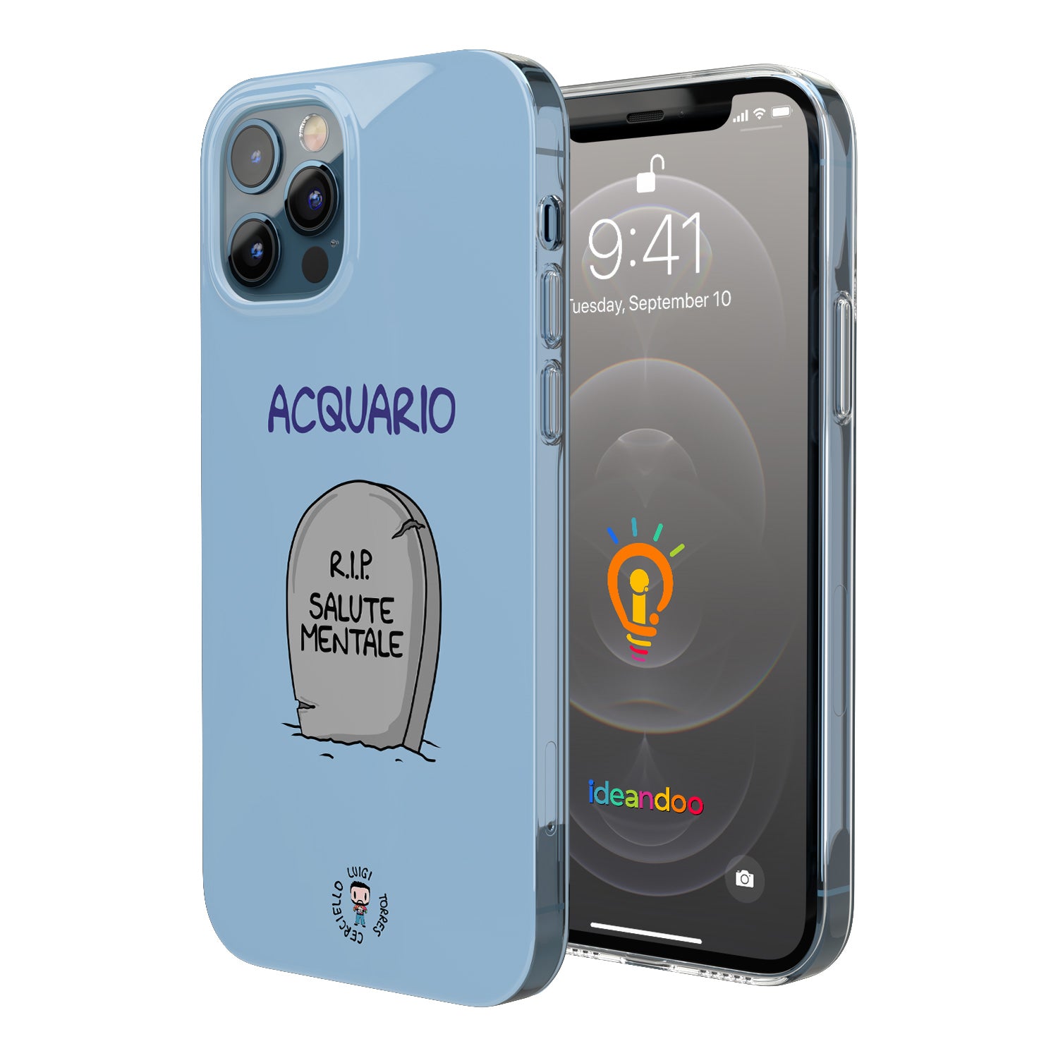 Cover RIP salute mentale dell'album Cover esilaranti di Luigi Torres Cerciello per iPhone, Samsung, Xiaomi e altri