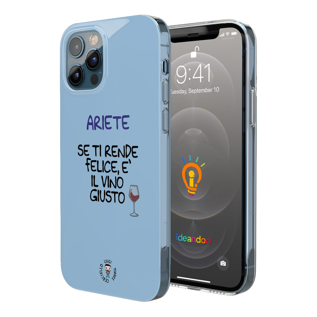 Cover Se ti rende felice è il vino giusto dell'album Cover esilaranti di Luigi Torres Cerciello per iPhone, Samsung, Xiaomi e altri