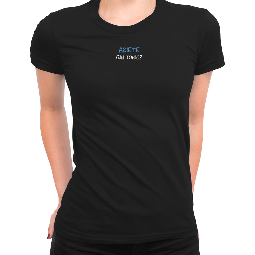 Maglietta Gin tonic dell'album T-shirt esilaranti di Luigi Torres Cerciello, T-Shirt uomo donna e bambino a maniche corte in cotone con girocollo