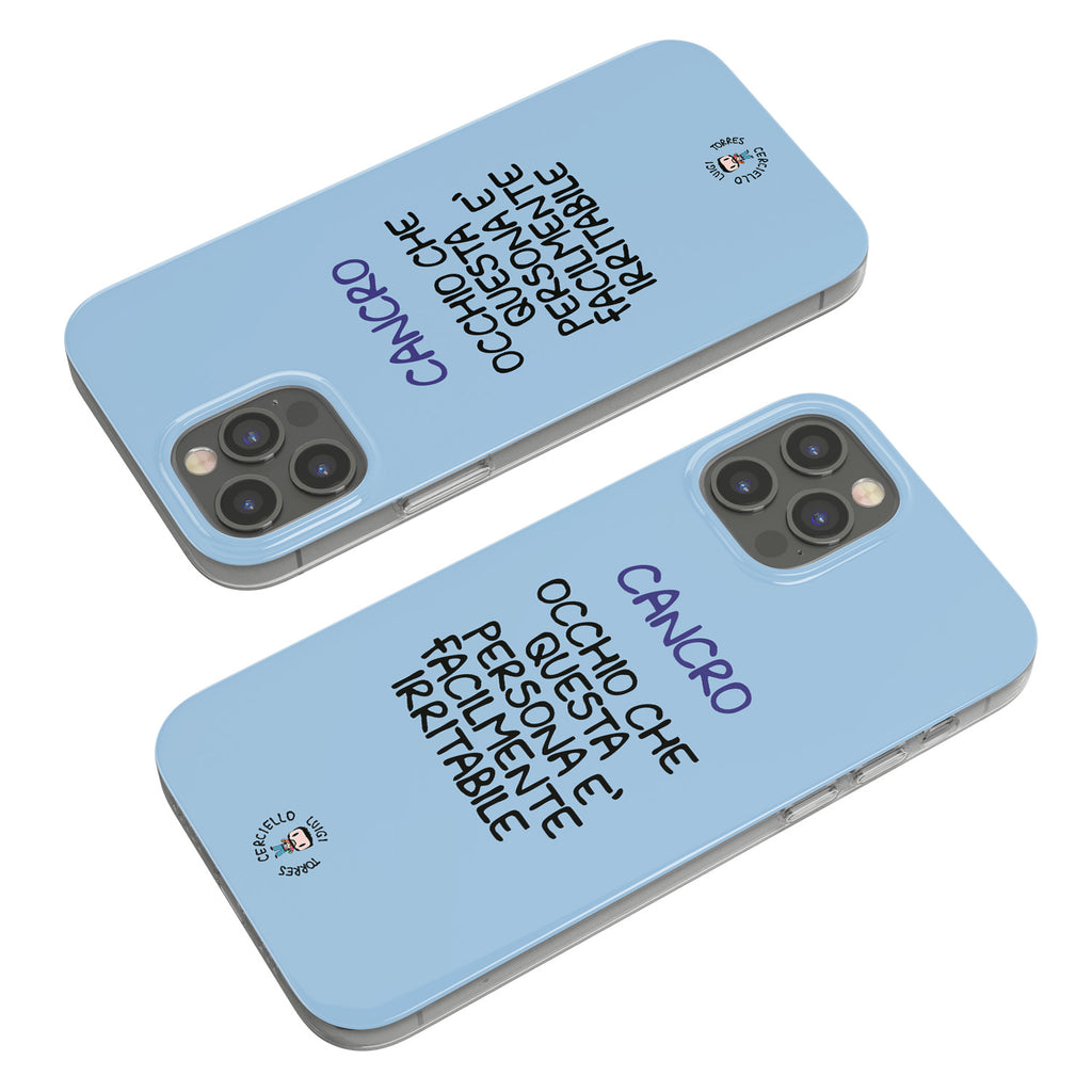 Cover Occhio che questa persona è facilmente irritabile dell'album Cover esilaranti di Luigi Torres Cerciello per iPhone, Samsung, Xiaomi e altri