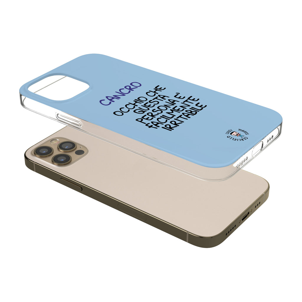 Cover Occhio che questa persona è facilmente irritabile dell'album Cover esilaranti di Luigi Torres Cerciello per iPhone, Samsung, Xiaomi e altri